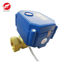 BSP 2 way DN20 brass electric water Valve for sanitary ware